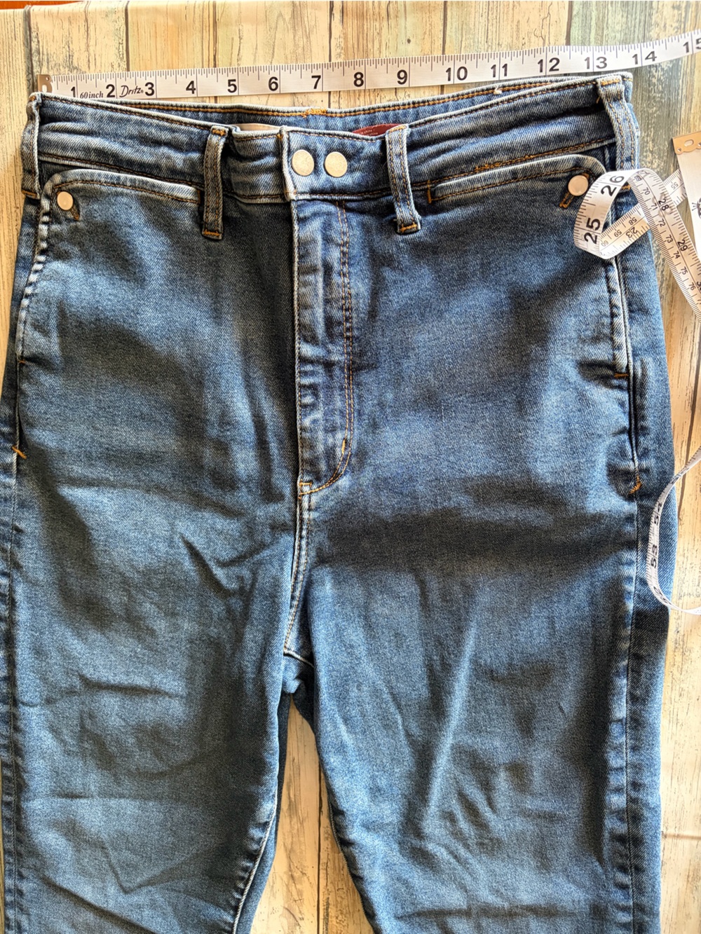 Anthropologie Pilcro Slim High Rise Cigarette Jeans Size 30 - Picture 5 of 11